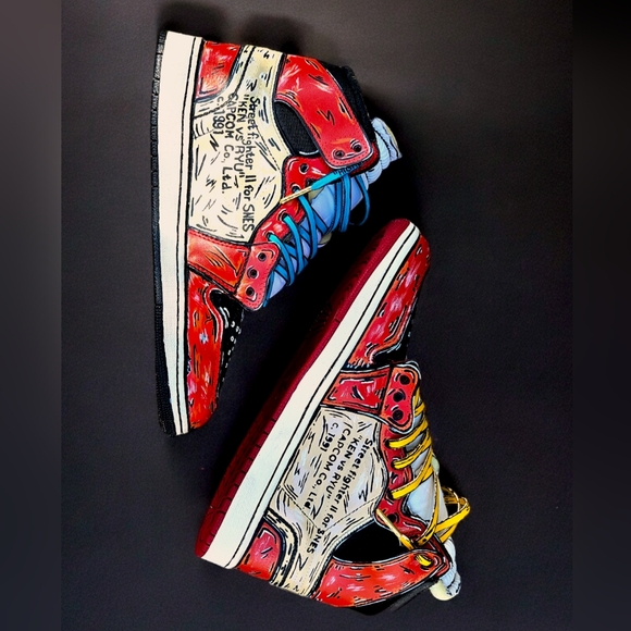 Custom Off white jordan 1 - Picture 5 of 6